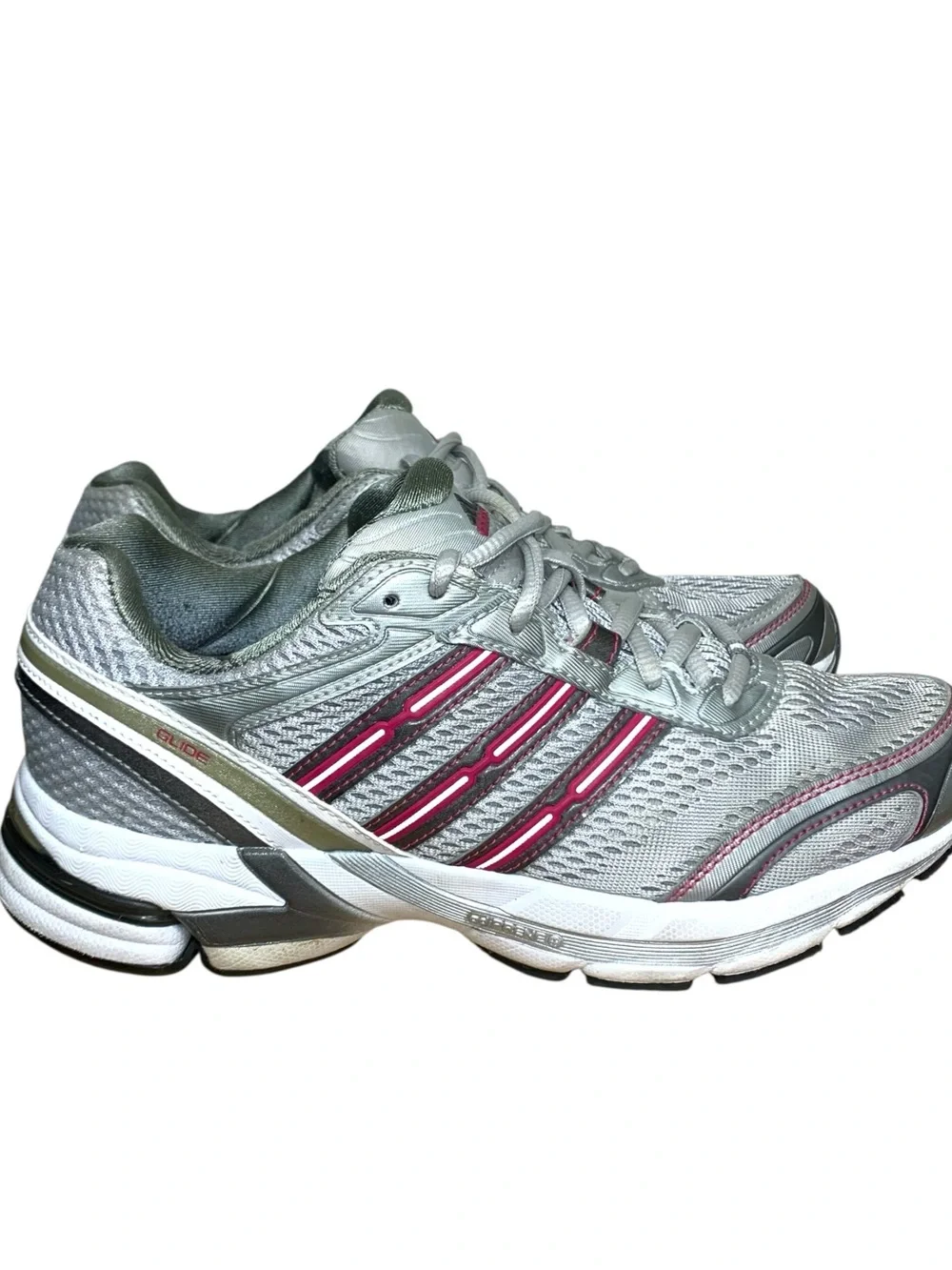adidas Supernova Running Shoes Gray Prink Adiprene Sz 7.5 Athletic Y2K - Picture 3 of 16